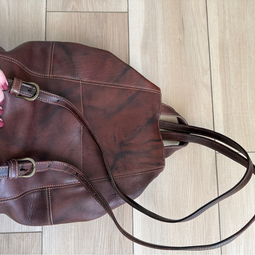 Frye Leather Backpack Brown - image 7